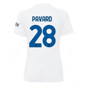 Inter Milan Benjamin Pavard #28 Koszulka Wyjazdowych Kobiety 2023-24 Krótki Rękaw